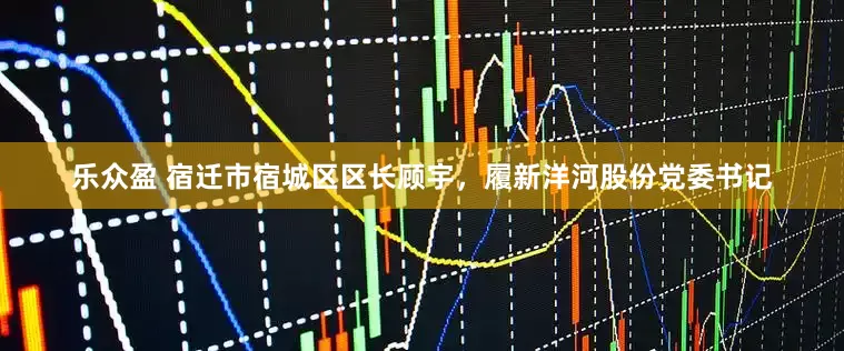 乐众盈 宿迁市宿城区区长顾宇，履新洋河股份党委书记