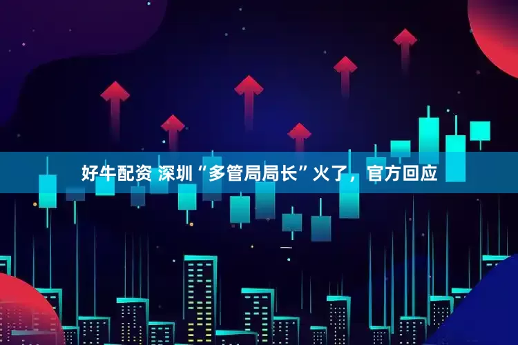 好牛配资 深圳“多管局局长”火了，官方回应