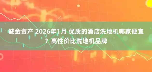 诚金资产 2026年1月 优质的酒店洗地机哪家便宜？高性价比洗地机品牌